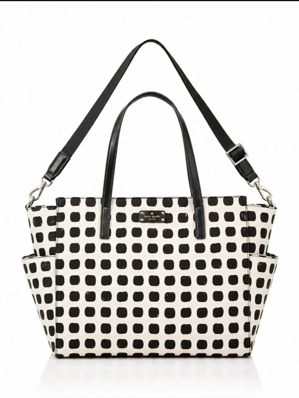 Kate Spade‎ Black and White Polka Dot Tote